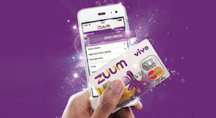 Conta digital Vivo Zuum MasterCard pode ser usada para recarregar o Bilhete Único de São Paulo (divulgação)