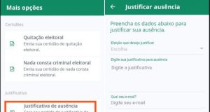 Justificativa eleitoral pelo eTítulo